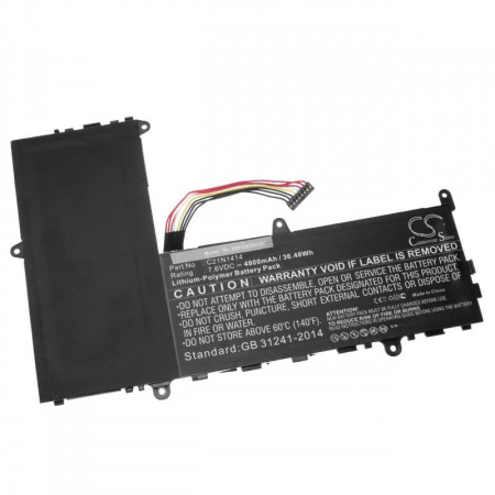 Аккумулятор (батарея) для ноутбука Asus EeeBook X205T, X205TA, F205TA, (C21N1414), 4840mAh, 7.6V (оригинал)