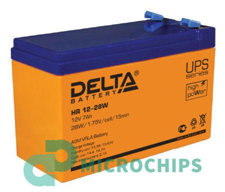 Аккумулятор Delta HR 12-28W (AGM, 7Ah)