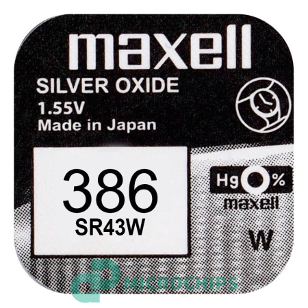 Купить Батарейка Maxell SR43W (386) Батарейка Maxell SR43W (386)