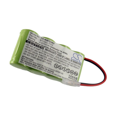 Аккумулятор для Welch-Allyn 72240, 12000 (B11261) 3000mAh