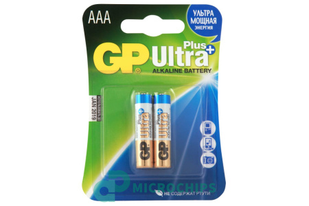 Купить Батарейка GP Ultra Plus LR03/AAA 2BP Батарейка GP Ultra Plus LR03/AAA 2BP