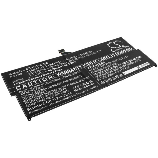 Аккумулятор для Lenovo ThinkPad X12 Detachable (L19M4PG3) 5250mah