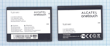 Аккумулятор TLi014A1 для Alcatel One Touch Glory 2, 4010 TPOP, 4010D TPOP, 4030D (s'POP)