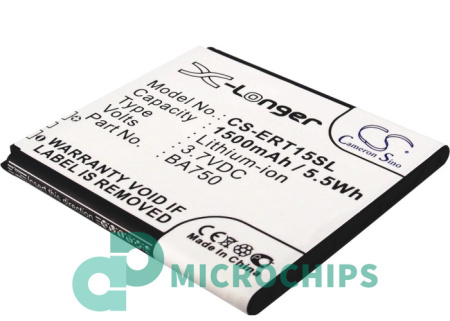 Аккумулятор для Sony Ericsson BA750 1500mah CS