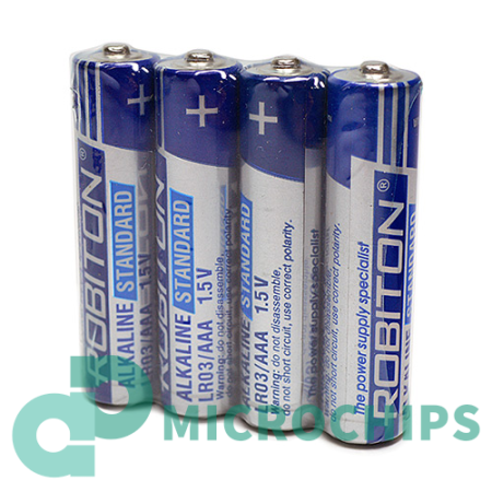 Купить Батарейка Robiton Alkaline LR03/AAA 4S Батарейка Robiton Alkaline LR03/AAA 4S