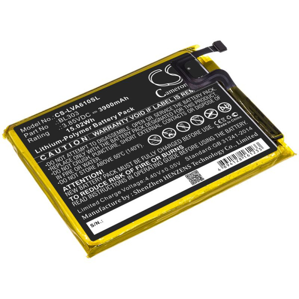 Аккумулятор для Lenovo A6 Note (BL303) 3900mAh