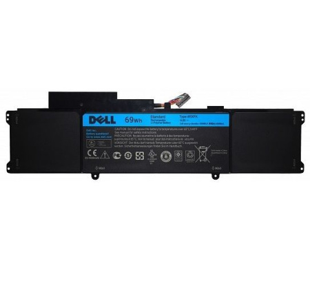 Аккумулятор (батарея) 4RXFK для ноутбука Dell XPS 14 L421X, L412Z, 69Wh, 4600mAh, 14.8V