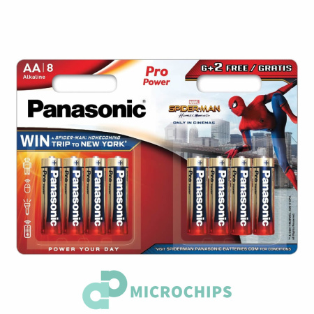 Купить Батарейка Panasonic Pro Power LR6/AA 8BP (6+2 шт) Батарейка Panasonic Pro Power LR6/AA 8BP (6+2 шт)