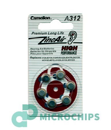 Купить Батарейка Camelion ZA 312 6BP Батарейка Camelion ZA 312 6BP