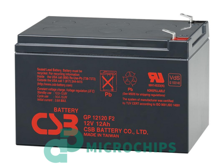 Купить Аккумулятор CSB GP12120 F2 (AGM, 12Ah) Аккумулятор CSB GP12120 F2 (AGM, 12Ah)