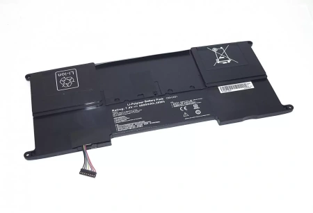 Аккумулятор (батарея) для ноутбука Asus UX21, (C23-UX21), 7.4V, 4800mAh, черный (OEM)