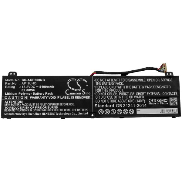 Аккумулятор для Acer ConceptD 7 CN715-71, ConceptD 7 Pro CN715-71P серии (AP18JHQ) 5400mAh