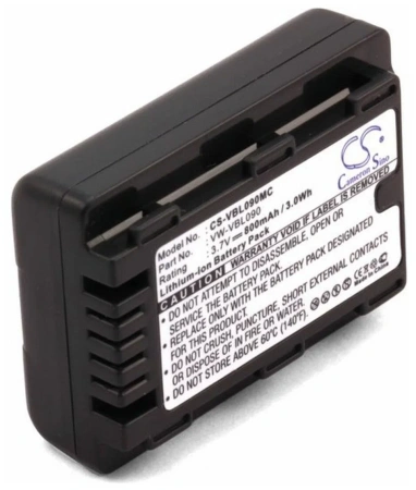 Аккумулятор для Panasonic VW-VBL090, VW-VBK180, VW-VBK180E-K 800mAh