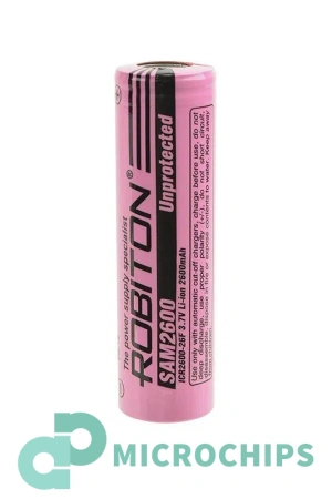 Аккумулятор Robiton SAM2600 18650 (Li-ion, 2600mAh, 3.7V)