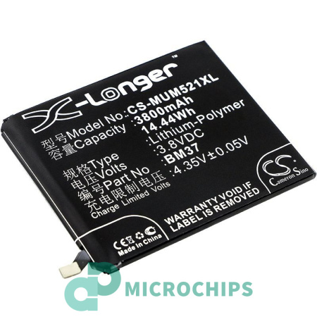 Аккумулятор для Xiaomi Mi5s Plus (China version) (BM37) 3800mah