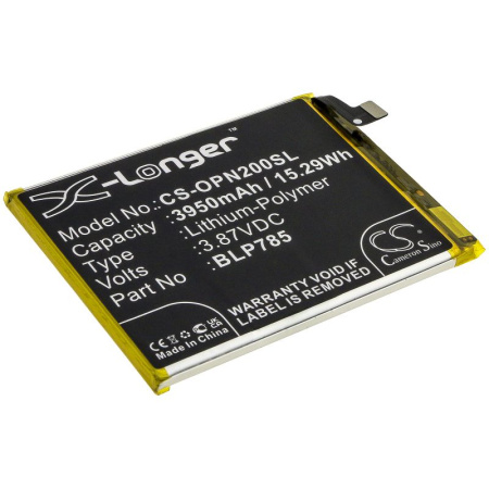 Аккумулятор для Oneplus Nord, AC2003 (BLP785) 3950mah