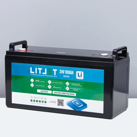 Аккумулятор LITJET SMART 24100 (LiFePO4, 100Ah, 24V)