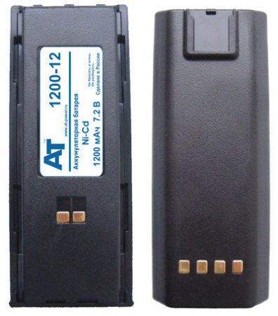 Аккумулятор AT 1200-12 для радиостанций (NiCd, 1200mAh, 7.2V)