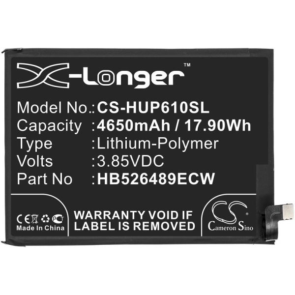 Аккумулятор для Huawei MED-L29 Y6p (HB526489ECW) 4650mah