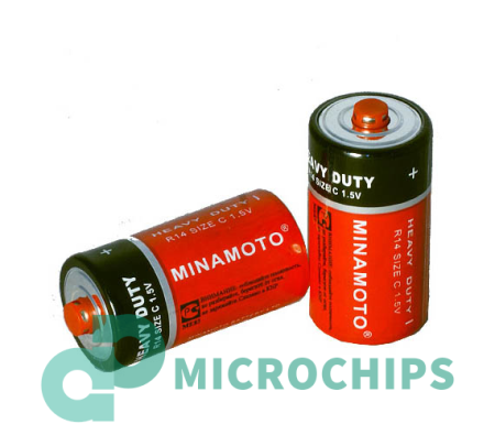 Батарейка Minamoto R14/C 2S