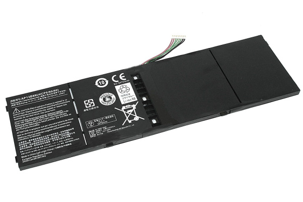 Аккумулятор (батарея) AP13B8K для ноутбука Acer V5-553, 15V, 53Vт (оригинал)