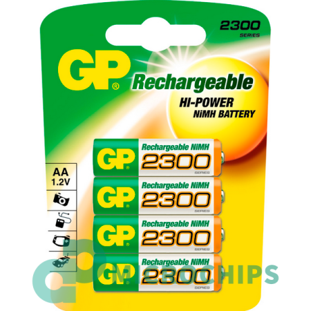Аккумулятор GP 2300 AA (NiMH, 2300mAh) 4BP Аккумулятор GP 2300 AA (NiMH, 2300mAh) 4BP