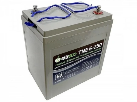 Тяговый аккумулятор Eltreco TNE6-250 (AGM, 200Ah, 6V)