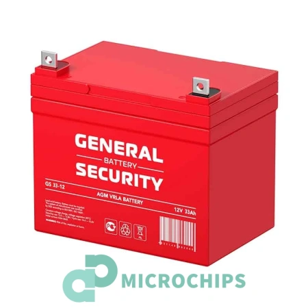 Аккумулятор General Security GS 33-12 (AGM, 33Ah)
