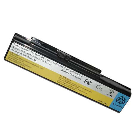 Аккумулятор (батарея) для ноутбука Lenovo IdeaPad Y470, Y471, Y570, (L10S6Y02), 4400mAh, 11.1B