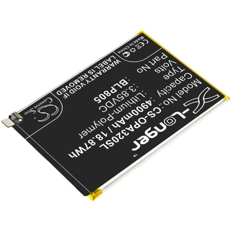 Аккумулятор для OPPO A32, A53 (BLP805) 4900mah