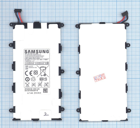 Аккумуляторная батарея SP4960C3B для Samsung Galaxy Tab (P6200), 3.7В, 14.8Wh
