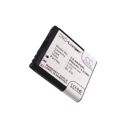 Аккумулятор для Nokia BL-6Q 950mah