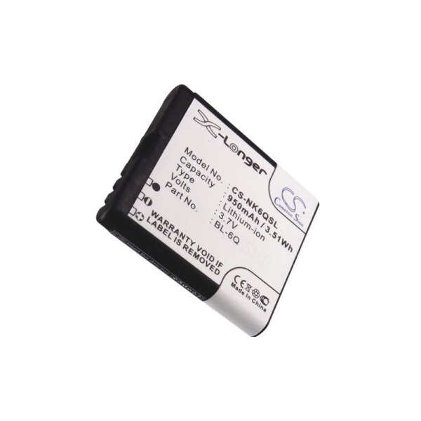 Аккумулятор для Nokia BL-6Q 950mah