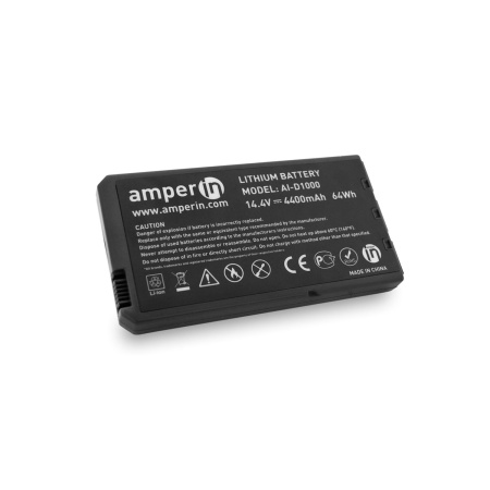 Аккумулятор (батарея) AI-D1000 для ноутбука Dell Inspiron 1000, 11.1V, 6600mAh, 73Wh, черный