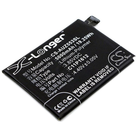 Аккумулятор для Asus ZenFone 3 Zoom ZE553KL, ZenFone 4 Max ZC554KL 5000mah