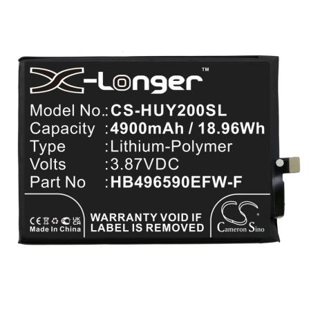 Аккумулятор для Huawei Honor Play 20, Changwan 20 (HB496590EFW-F) 4900mah