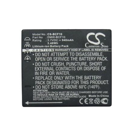Аккумулятор для Panasonic Lumix DMC-FP8 серии, Lumix DMC-FX60 серии (DMW-BCF10) 940mah
