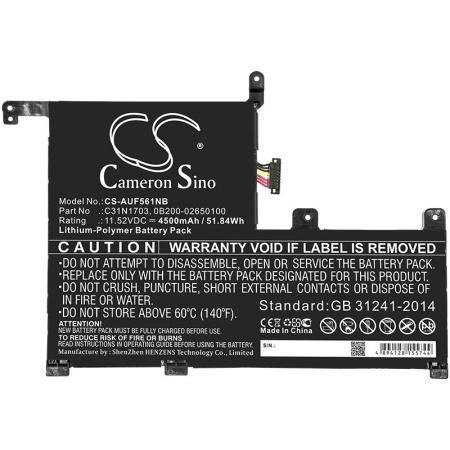 Купить Аккумулятор для ASUS ZenBook Flip UX561UN (C31N1703) 4500mah Аккумулятор для ASUS ZenBook Flip UX561UN (C31N1703) 4500mah