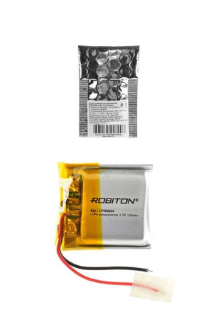 Аккумулятор Robiton 502020 (Li-Pol, 150mAh, 3.7V) Аккумулятор Robiton 502020 (Li-Pol, 150mAh, 3.7V)