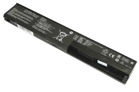Аккумулятор (батарея) для ноутбука Asus X401 (A32-X401) 5200mAh, черный (OEM)