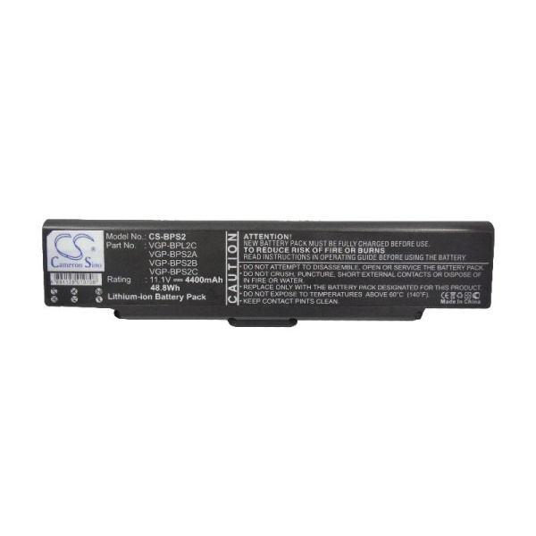 Аккумулятор для ноутбуков Sony VGP-BPS2C, VGP-BPS2A, VGP-BPS2B 4400mAh