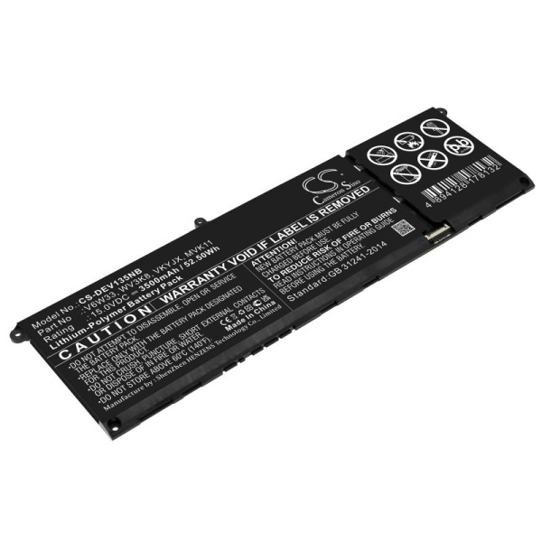 Купить Аккумулятор для Dell Inspiron 13 5310, Inspiron 14 5410 (V6W33) 3500mAh Аккумулятор для Dell Inspiron 13 5310, Inspiron 14 5410 (V6W33) 3500mAh