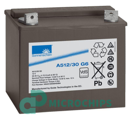 Аккумулятор Sonnenschein A512/30 G6 для ИБП (GEL, 30Ah)