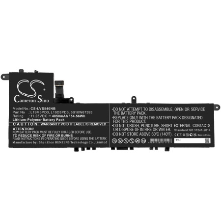 Аккумулятор для Lenovo xiaoxin Pro13 (2020), IdeaPad S540 (L19D3PD3) 4850mah
