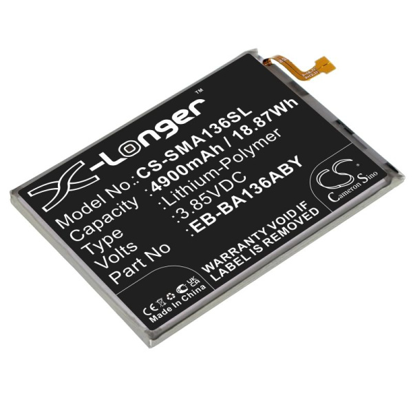 Купить Аккумулятор для Samsung Galaxy A13 5G (EB-BA136ABY) 4900mah Аккумулятор для Samsung Galaxy A13 5G (EB-BA136ABY) 4900mah