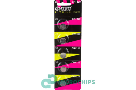Батарейка ФАZА CR1220 5BP