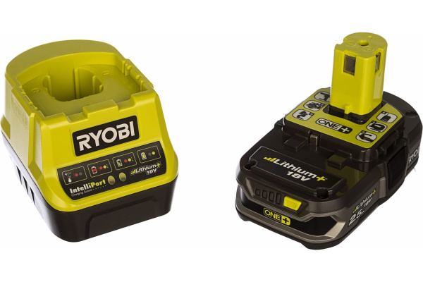 Купить Аккумулятор Ryobi ONE+ RB18120 с зарядным устройством (Li-ion, 2500mAh, 18V) Аккумулятор Ryobi ONE+ RB18120 с зарядным устройством (Li-ion, 2500mAh, 18V)