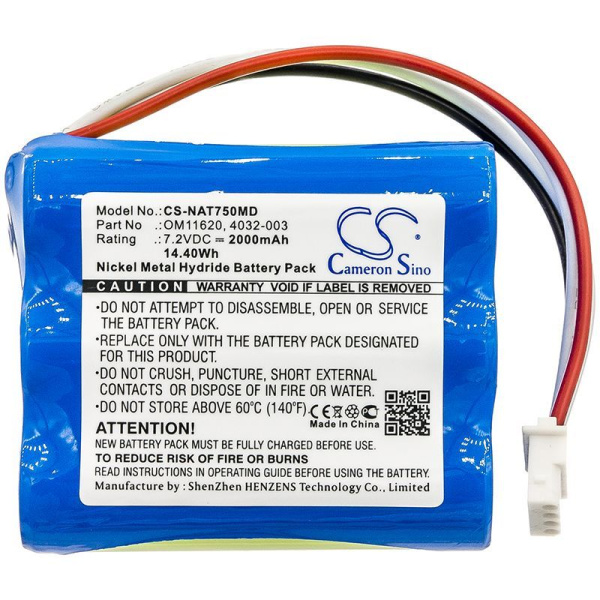 Купить Аккумулятор для Nonin 7500 Pulse Oximeter 2000mAh Аккумулятор для Nonin 7500 Pulse Oximeter 2000mAh