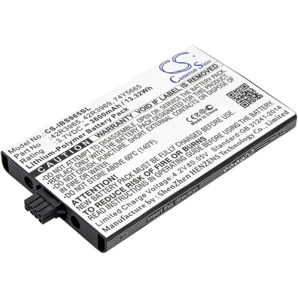 Аккумулятор для IBM 42R3965, 42R3969, 74Y5665 3600mAh