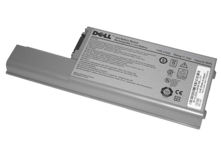 Аккумулятор (батарея) для ноутбука Dell Latitude D820 5000mAh, 11.1V (оригинал)